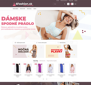 predam eshop spodná bielizeň a dámske oblečenie