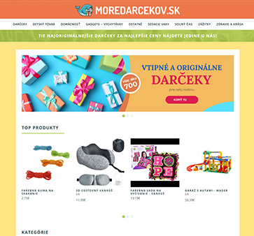 predam eshop darceky