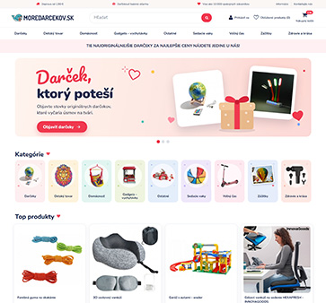 predam eshop darceky